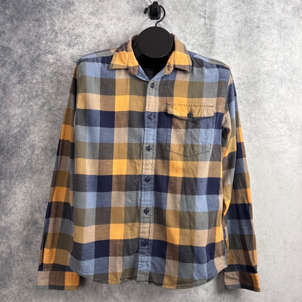 Patagonia Men's Fjord Flannel Long Sleeve Midweight Shirt Size Small